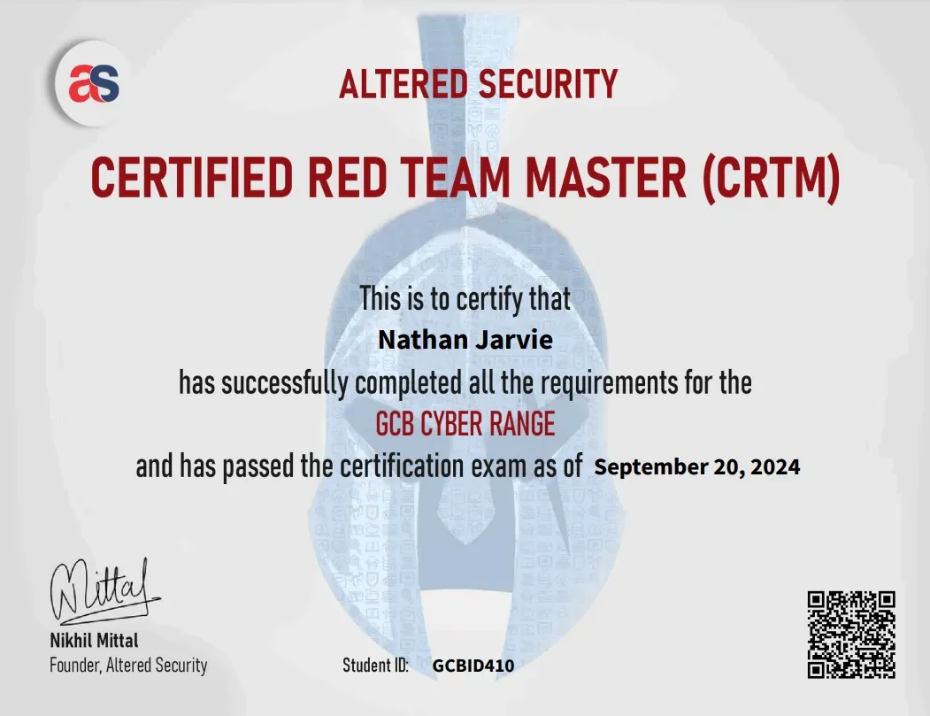 CRTM Course Review